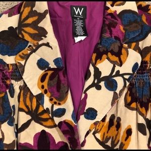 Work to Weekend retro vintage floral blazer!